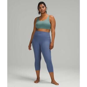 Lululemon Wunder Under High-Rise Crop 21" Leggings Luxtreme Water Drop sz 6
